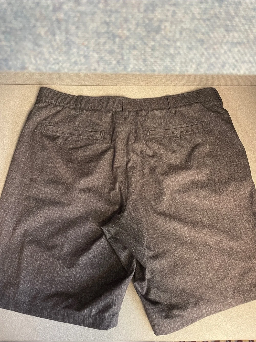 Swiss Tech Men’s Charcoal Flat-Front Shorts